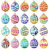 40Pcs 20 Styles Printed Alloy Pendants FIND-CJ0011-18-1