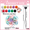 Rainbow Color Kit Hair Fascinators Set OHAR-WH0001-29-2