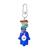 Blue Evil Eye Lampwork Pendant Decooration HJEW-JM01969-01-1