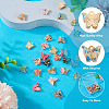 Biyun 40Pcs 10 Style Transparent Acrylic Charms FIND-BY0001-22-6