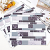 PVC Self-Adhesive Mark Crystal Pattern Paper DIY-WH0223-44-6