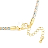Braided Polycotton Cord Necklaces Making MAK-F038-B19-G-3