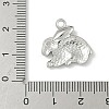 304 Stainless Steel Rabbit Pendants STAS-S186-07C-P-3