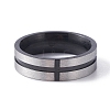 Stainless Steel Plain Band Rings RJEW-TAC0002-006B-BP-2
