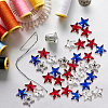 SUPERFINDINGS 60Pcs 3 Colors Sew on Rhinestone FIND-FH0006-39-4