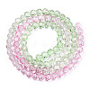 Transparent Glass Beads Strands GLAA-E036-07U-3