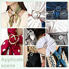 7Pcs 7 Styles Zinc Alloy Scarf Ring Clip AJEW-ME0002-11-5