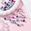 50Pcs 5 Colors Imitation Pearl Acrylic Beads OACR-FP0001-16-5