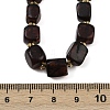 Natural Amber Beaded Necklaces NJEW-L466-02-4