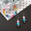 Transparent Crackle Acrylic Beads CACR-TA0001-03-9