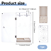 Rotatable Acrylic Necklace Hanging Organizer Storage Boxes ODIS-WH0079-025-2