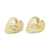 Ion Plating(IP) 304 Stainless Steel Stud Earrings EJEW-C082-03A-G-2