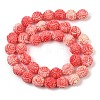 Dyed Synthetic Coral Carved Beads Strands GG-CBA1CDD-03-2