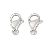 Brass Lobster Claw Clasps KK-P302-17P-1