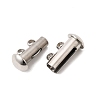 304 Stainless Steel Slide Lock Clasps STAS-F350-01A-P-2