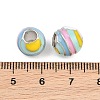 Brass Enamel European Beads KK-CBA6818-11P-3