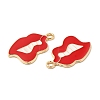 Alloy Enamel Pendants ENAM-K069-05G-2