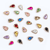 AHADERMAKER 24Pcs 12 Colors Teardrop Sew on Rhinestone DIY-GA0005-17-7