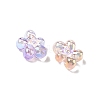 UV Plating Transparent Acrylic Beads OACR-H053-06-2