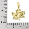 Brass Micro Pave Cubic Zirconia Pendants KK-M300-27G-03-3