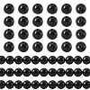 1 Strand Natural Shungite Beads Strands G-TA0003-34C-1