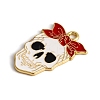 Halloween Theme Alloy Enamel Pendants ENAM-N056-225C-G-2