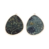 Natural Rhyolite Jasper Pendants G-E526-02L-2