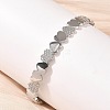 Brass Micro Pave Cubic Zirconia Bangles BJEW-C144-02P-1