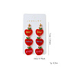 Back to School Acrylic Dangle Stud Earrings FS-WGAA197-04-1