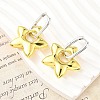 Star Brass Hoop Earrings for Women EJEW-U057-06C-03GP-3