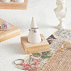 1 Cone Wooden Ring Organizer Holder RDIS-WH0031-02A-01-4