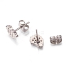 Tarnish Resistant 304 Stainless Steel Stud Earrings EJEW-N045-03P-3