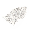 Rack Plating Brass Filigree Pendants KKC-K001-14P-3