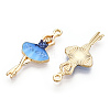 Printed Alloy Pendants ENAM-ZX002-32G-1
