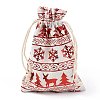 Christmas Theme Cotton Fabric Cloth Bag LS-ABAG-H104-B12-1