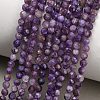 Natural Charoite Beads Strands GG-CBA77FB-B02-3mm-1