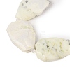 Natural White African Opal Beads Strands G-P548-B09-01-3