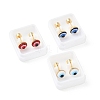 304 Stainless Steel Evil Eye Earlobe Plugs EJEW-H105-12-3