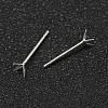 925 Sterling Silver Ear Studs STER-P032-10S-6-2