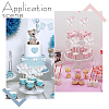   4 Bags 2 Styles Paper Elephant Cupcake Topper DIY-PH0002-20-4