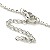 304 Stainless Steel Cable Chain Necklaces NJEW-H040-14P-3