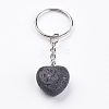 Natural Lava Rock Keychain KEYC-F019-02L-2