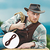 Round Braided Leather Cord OCOR-WH0082-109C-5