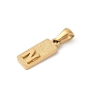 304 Stainless Steel Pendants STAS-Z120-03N-G-2