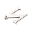 Tarnish Resistant 304 Stainless Steel Charms STAS-H112-N-P-3