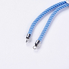 Nylon Twisted Cord Bracelet Making MAK-F018-03P-RS-5