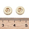 Brass Micro Pave Clear Cubic Zirconia Beads KK-Z059-01G-2