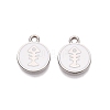 Rack Plating Alloy Enamel Pendants ENAM-N070-01A-01P-01-1