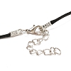 Rack Plating Alloy Pendant Necklaces Sets NJEW-B081-03-9