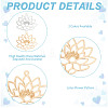 60Pcs 2 Styles Long-Lasting Plated Brass Pendants KK-HY0003-73-5